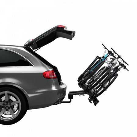 Suport biciclete Thule VeloCompact 926 cu prindere pe carligul de remorcare + adaptorul Thule 9261, pentru 3 sau 4 biciclete - Img 2