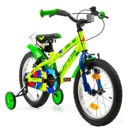 Bicicleta Copii DHS Dino - 16 Inch, Verde - Img 3