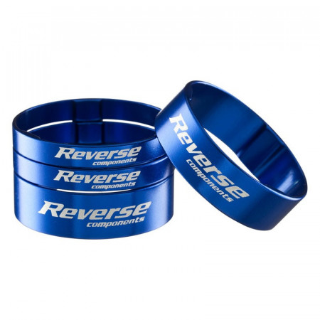 Set distantiere Reverse Ultra-Light 1.1/8 aluminiu albastru