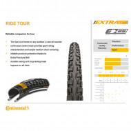 Anvelopa Continental Ride Tour 20*1.75 (47-406) negru/negru - Img 5