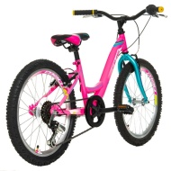 Bicicleta Copii DHS Modesty - 20 Inch, Roz - Img 2