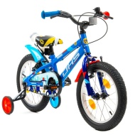Bicicleta Copii DHS Police - 16 Inch, Albastru - Img 3