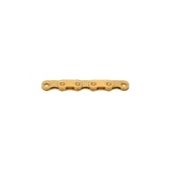 Lant KMC X Flat TiN 12/13 viteze Gold 126 zale ceruit