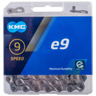 Lant KMC E-Bike e9 9 VITEZE Silver 136 Zale-za rapida inclusa