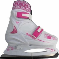 Patine reglabile Jana Spartan alb pink 29-32