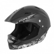 Casca Force Downhill Junior negru mat, S-M