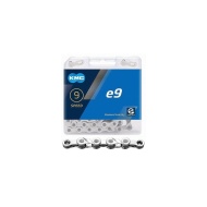Lant KMC E9 Silver 9 viteze, 122 zale, Ebike, Argintiu
