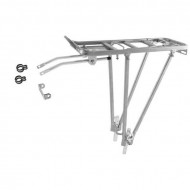 Portbagaj Aluminiu Spate M-WAVE SCREW-ON II A 24”-28” Silver