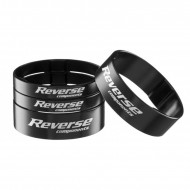 Set distantiere Reverse Ultra-Light 1.1/8 aluminiu negru