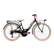 Bicicleta Adriatica CTB 24 Donna 2021 6V neagra