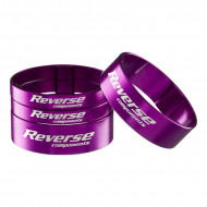 Set distantiere Reverse Ultra-Light 1.1/8 aluminiu mov