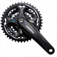 Angrenaj pedalier SHIMANO Altus FC-M311 - ax pătrat - 3x6/7/8V 170mm / 42x32x22T / negru