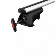 Bare transversale Thule SmartRack XT aluminiu 118 cm pentru SKODA Octavia Scout (Mk II/Mk III) 5 usi Estate, model 2007 - 2013, 2014 - 2020, Sistem cu prindere pe bare longitudinale - Img 6