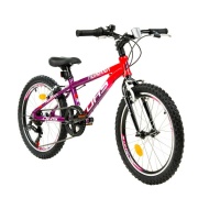 Bicicleta Copii Dhs Terrana 2023 - 20 Inch, Violet/Roz  - Img 2