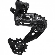 Schimbator spate Sram GX, pt 2x11vit, CageLock, Clutch, cusca medie max42T, negru-rosu