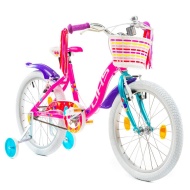 Bicicleta Copii DHS Icecream - 20 Inch, Roz - Img 3