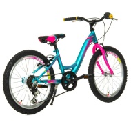 Bicicleta Copii DHS Modesty - 20 Inch, Albastru  - Img 2