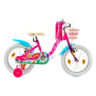 Bicicleta Copii DHS Summer - 16 Inch, Roz/Albastru