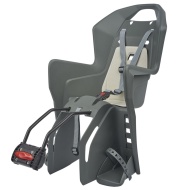 SCAUN COPII - POLISPORT - KOOLAH, FFS, spate, fixare spate cadru ( teava sa ), ECO QUICK, gri c./crem