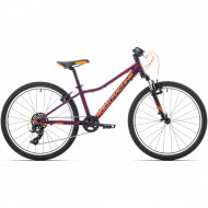 Bicicleta Rock Machine Catherine 24 VB Gloss Crimson/Neon Orange/Crimson
