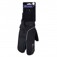 Manusi iarna Force Hot Rak Pro 3 degete negre S - Img 4