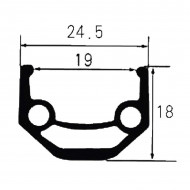 Roata Fata 28”/29"-36H (spite) Aluminiu Dubla QR frana disc 6 suruburi - Img 3