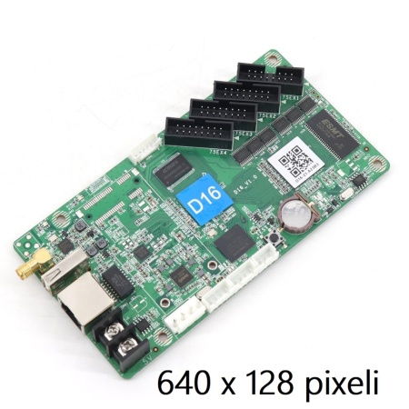 Controller D16 Cititor pentru module reclame LED RGB Color, Wi-fi si aplicatie telefon proprie