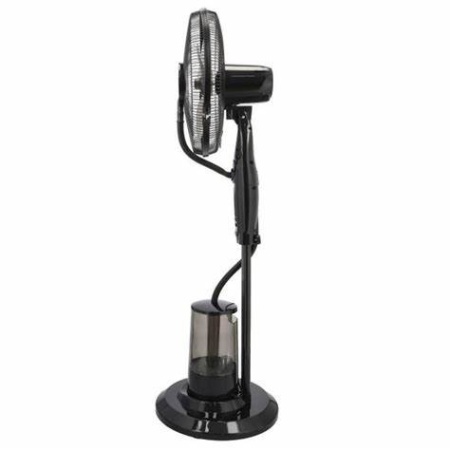 Ventilator pe roti cu pulverizator apa (rezervor 3L), 75W, 3 viteze, Timer, Swing