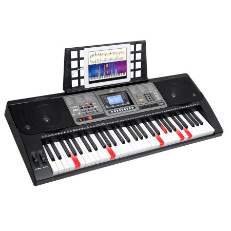 Orga electronica incepatori-avansati MK-816 cu clape luminoase LED, Conexiune MIDI la PC prin USB, 460 Tonuri
