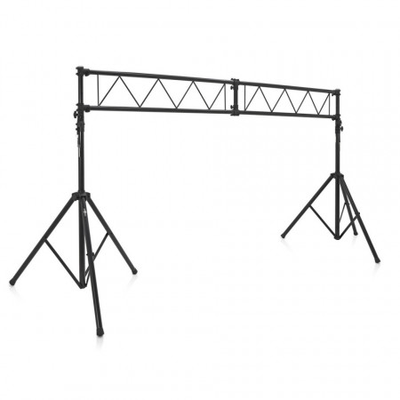 Schela traversa pentru 12 lumini club, 2x Stative reglabile, Inaltime 150-300CM