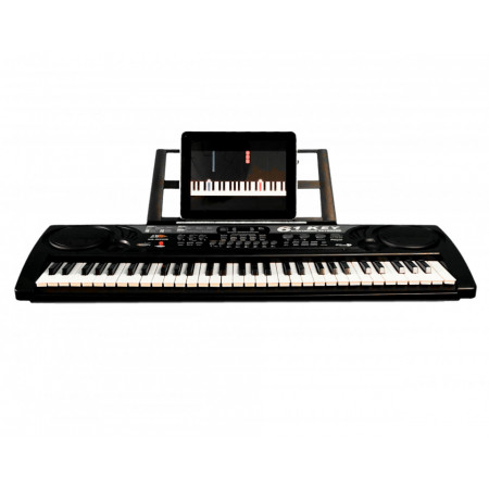 Orga electronica copii MQ-809 + Microfon karaoke, 61 clape 5 octave, USB, 80x30cm