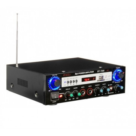 Amplificator 50W cu Bluetooth BT-7388 Teli, USB, Delay, Echo