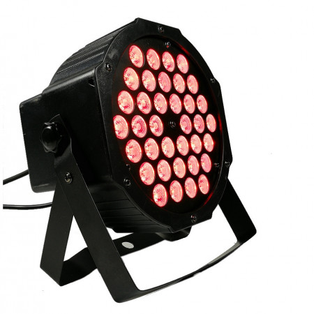 PAR-LED 36 Becuri 3W RGB Multicolore, Microfon integrat, DMX, Proiector lumini scena / arhitectural / petrecere