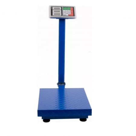 Cantar pentru marfa 50 g - 350 KG, Display iluminat, Acumulator, Platforma 40 x 50 CM