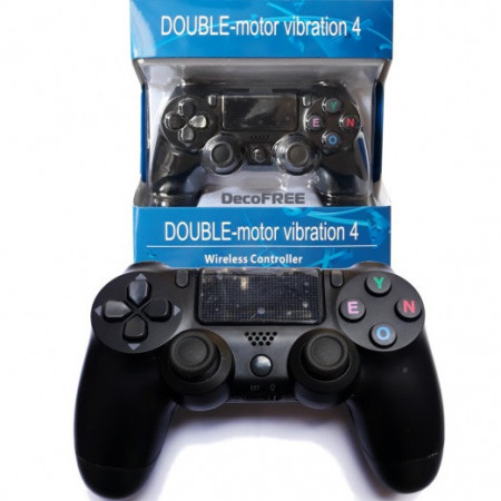 Controller Wireless PS4 Compatibil cu PlayStation 4, Doubleshock 4, Maneta cu vibratii, Joystick Bluetooth 800mAh