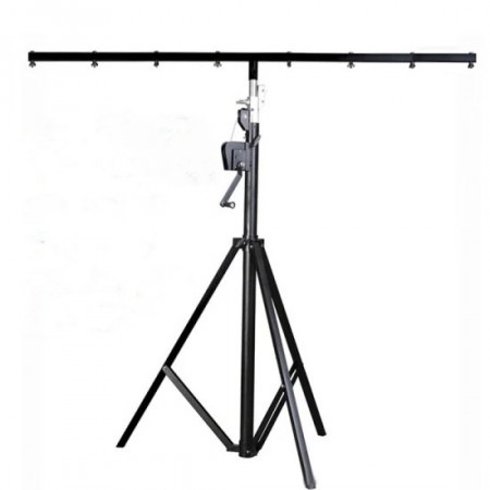 Trepied 400cm cu manivela pentru 6 lumini scena, Suport scena Stativ PRO Stage Lighting Equipment Light stand