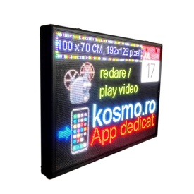 100x70CM P5 Reclama firma luminoasa LED dinamica video/logo, Afisaj programabil - Img 3