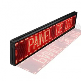200x20 CM Text programabil APP, Afisaj reclama luminoasa LED (192x16 pixeli P10 Mono) - Img 2