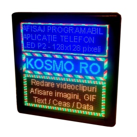 40x40CM Afisaj programabil redare video LED P2 Exterior, Reclama firma luminoasa - Img 2