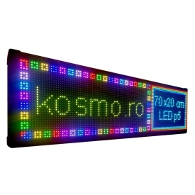 67x20 CM LED p5 Display programabil cu LED, Afisaj firma luminoasa, Aplicatie telefon