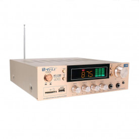 Amplificator audio 160W, Boxe pasive BT-1388, Bluetooth USB, Statie amplificare Difuzor - Img 7