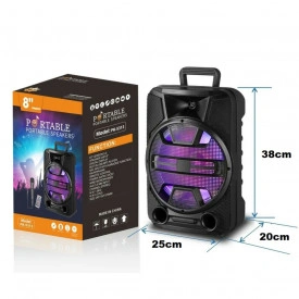 Boxa activa 8" difuzor cu Bluetooth, Acumulator, Microfon 5313 - Img 2