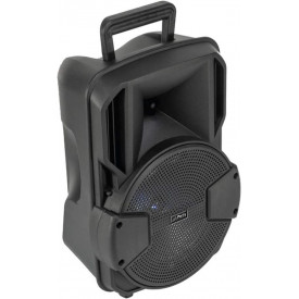 Boxa portabila 38x25x21cm + Stativ + Microfon, Bluetooth AUX USB Telecomanda - Img 3
