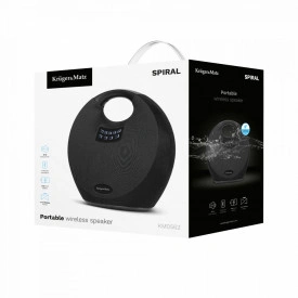 Boxa Wireless Bluetooth 36W Kruger&Matz Spiral, Rezistenta la apa IPX4, Acumulator 7 ore, Telecomanda, Difuzor, Speaker - Img 4