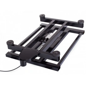 Cantar platforma marfa inox 40x30cm, 50g - 100KG, Afisaj electronic, Acumulator - Img 3