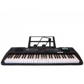 Claviatură Electronică 61 Clape Mari KSO-302, 200 Tonuri, 200 Ritmuri, USB MP3, Radio FM, Boxe 2x5W - Img 2