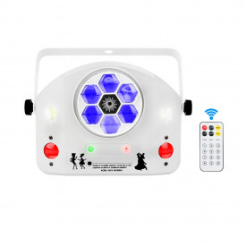 Efecte lumini LED 4 in 1 - Laser, Proiector forme, Stroboscop, Bee Eye - Img 2