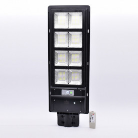 Lampa LED iluminat stradal 200 / 300 / 400 W - Panou fotovoltaic integrat, Acumulator, Telecomanda - Img 3
