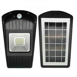 Lampa LED Stradala, Curte, Proiector 30W Acumulator Senzor Panou solar - Img 3