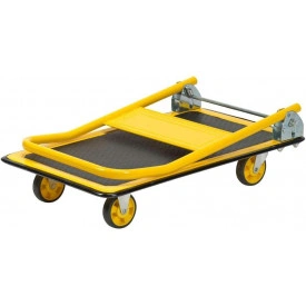Liza carucior marfa 150kg Platforma 73x48cm, Carut de mana pliabil, 4 roti, Industrial - Img 4